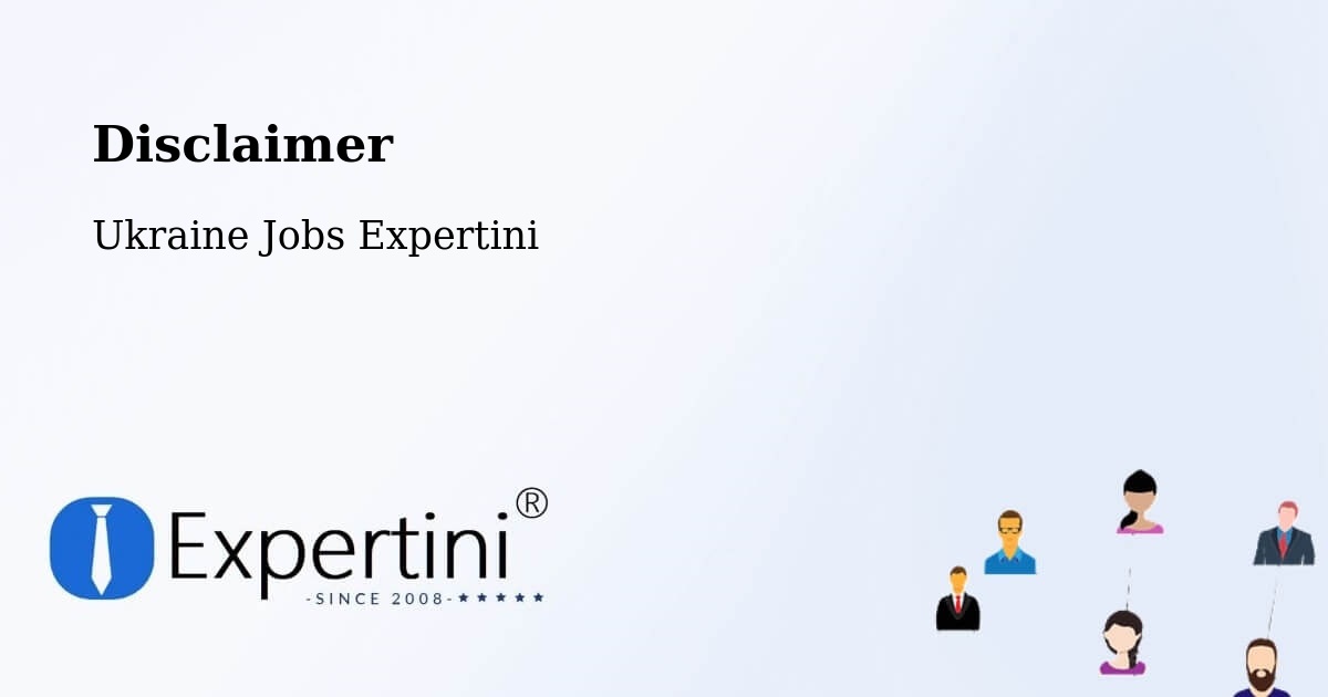 Disclaimer – Poltava - Ukraine Jobs Expertini