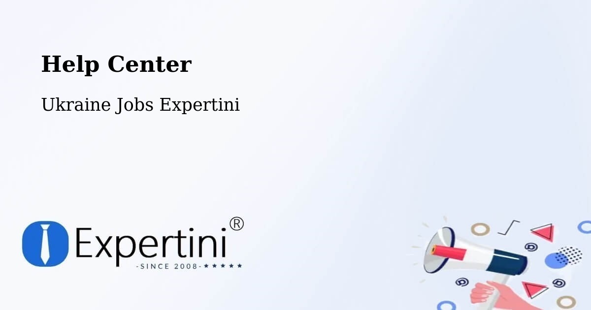 Help Center – Poltava - Ukraine Jobs Expertini