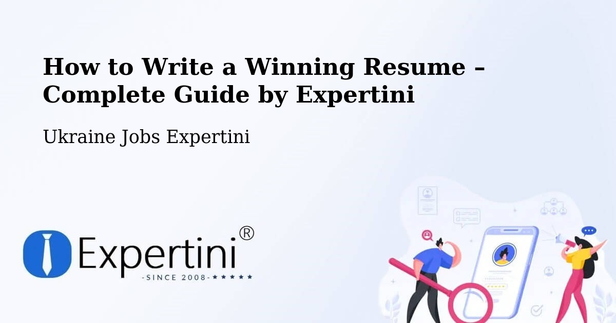 Resume Writing Guide for Job Seekers – Poltava - Poltava, Ukraine Jobs Expertini